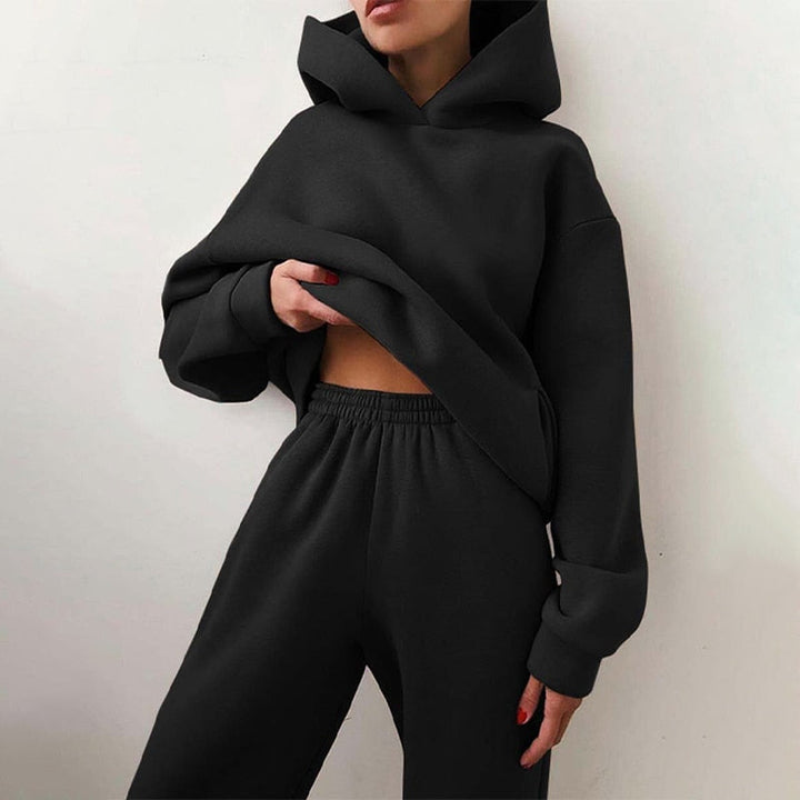 Damen Oversized Lounge Jogging Set – Liv Herbstedition