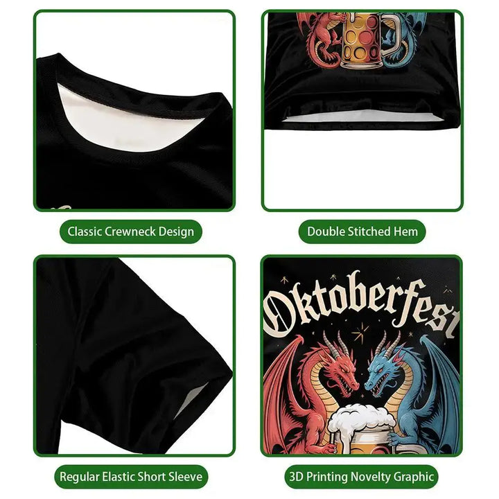 T-Shirt mit Drachen-Motiv – DrachenProst Oktoberfest 2025