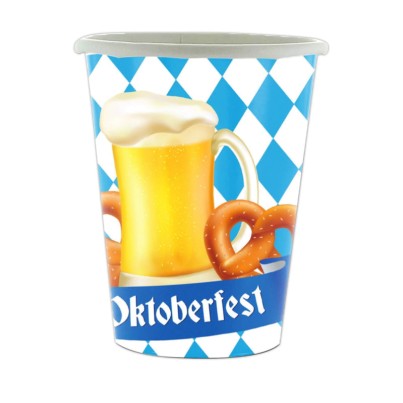 Einweg-Partygeschirr Set im Oktoberfest-Design (inkl. Tischdecke) – GaudiSet Oktoberfest 2025