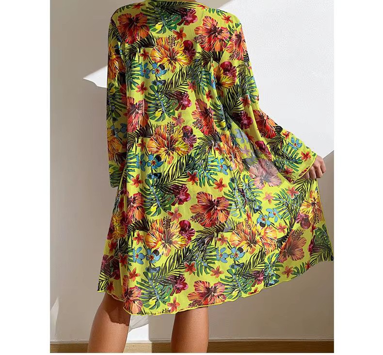 Bikiniset mit Hohem Bund und Cover-up – Amira