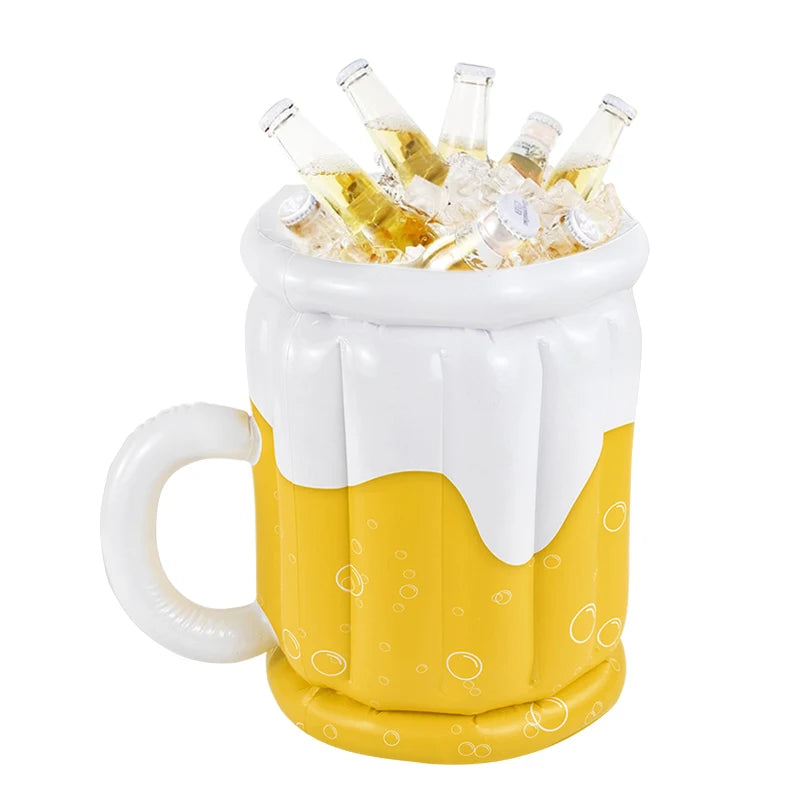 Aufblasbare Bierkühler 1/2 Stück – BierKrug Kühlspaß Oktoberfest 2025
