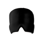 Schwarze Skibrille Linse, zylindrisch, kratzfest, UV-Schutz, Wintersportzubehör.