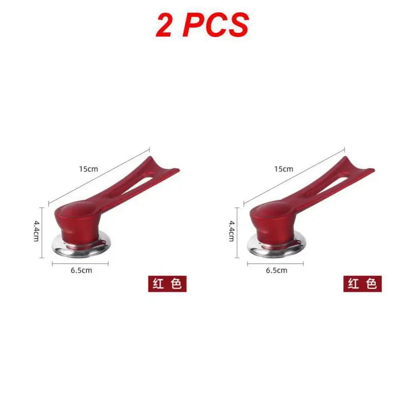 2 rote Türstopper aus Kunststoff, 15 cm, rutschfest, für Zuhause oder Büro, 2 Stück Set.