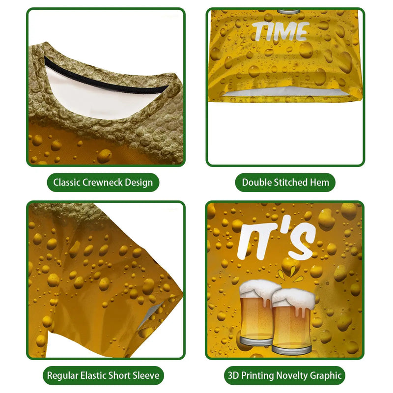 T-Shirt im Bier-Design – SchaumShirt Oktoberfest 2025