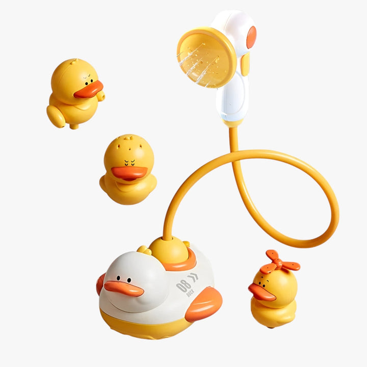 Wasserspaß Badeente mit Fontäne – Interaktives Badespielzeug für Kinder