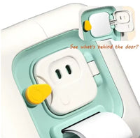 Montessori Lern- und Motorikbrett aus Holz für kreative Frühförderung