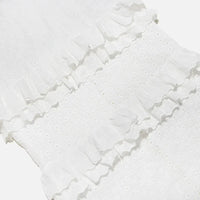 Stilvolles Besticktes Camisole Maxikleid in Weiß – Alina