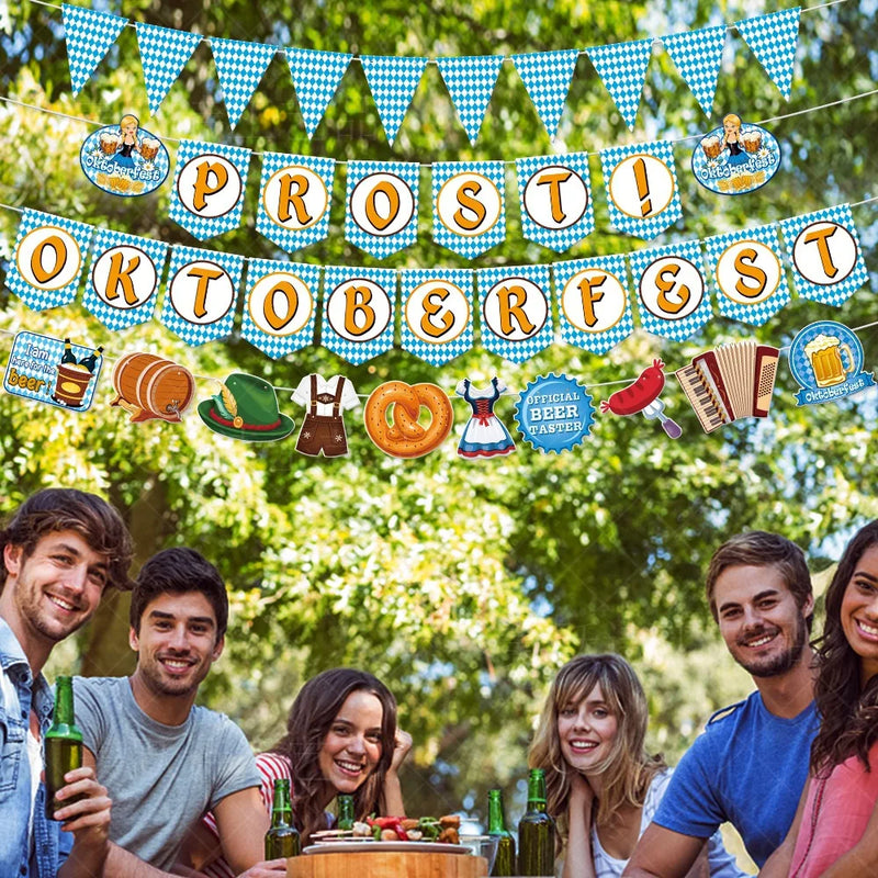 Papier-Wimpelgirlande im Oktoberfest-Design – WimpelFreude Oktoberfest 2025