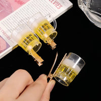 Haarspangen Set im Bierkrug-Design (6er-Set) – SchaumSpangen Oktoberfest 2025