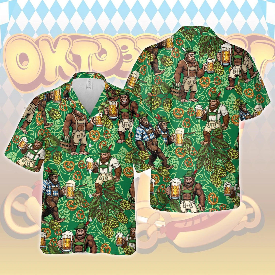 Herren Hemd mit Oktoberfest Print – BayernHemd Oktoberfest 2025
