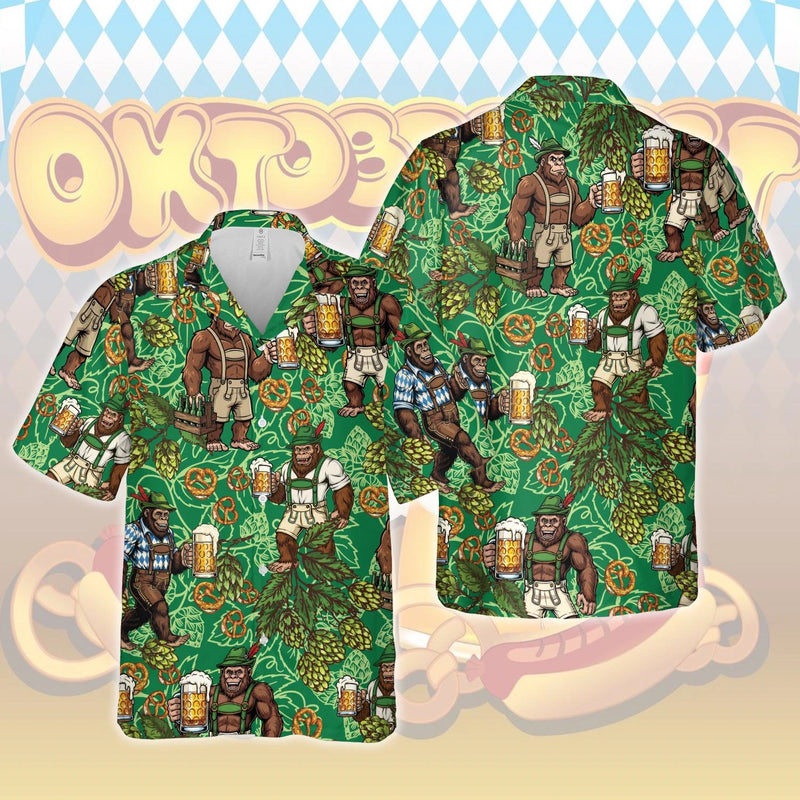 Herren Hemd mit Oktoberfest Print – BayernHemd Oktoberfest 2025