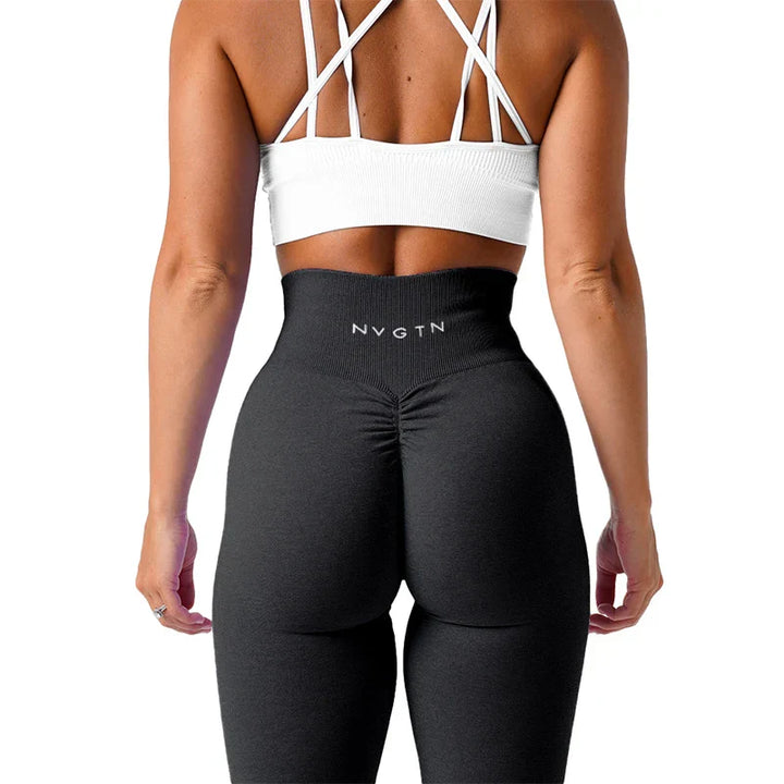 Nahtlose Yoga-Leggings mit Stretchbund & perfekter Passform – Freya