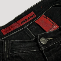 Schwarze Baggy-Jeans mit Hoher Taille – Herbstzauber Raven