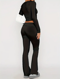 Gemütliches 2-teiliges Flare-Set – Herbstzauber Nova