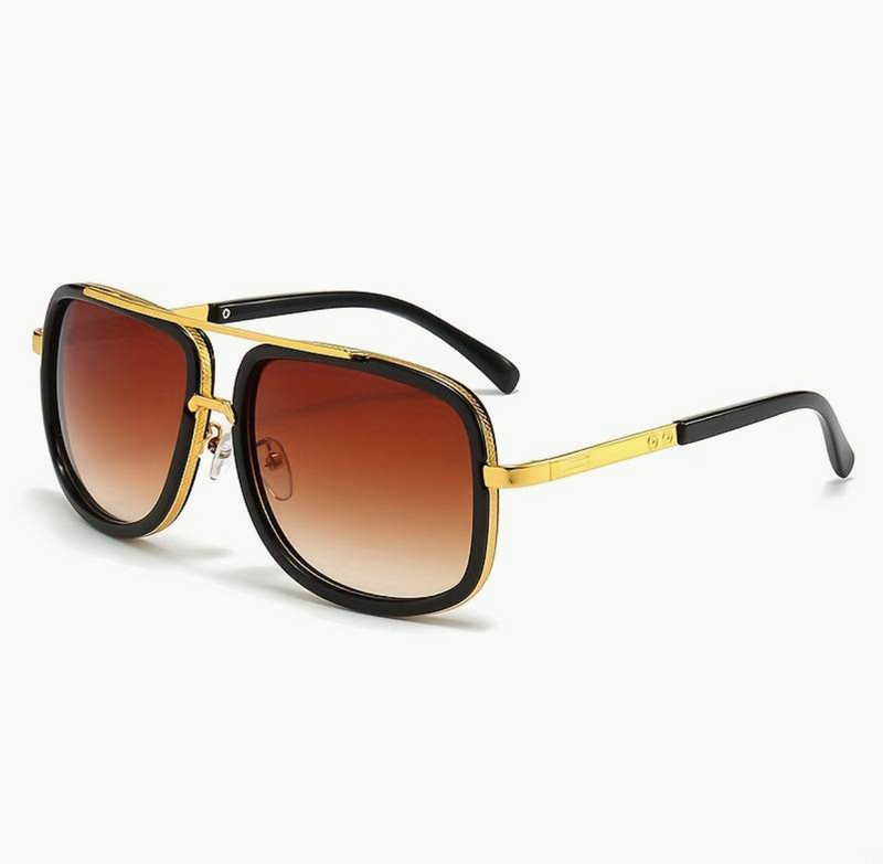 Stilvolle Unisex-Sonnenbrille mit edlem Finish – SunEdge Flair