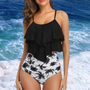 Tankini mit Rüschen und Hohem Bund – Neriah