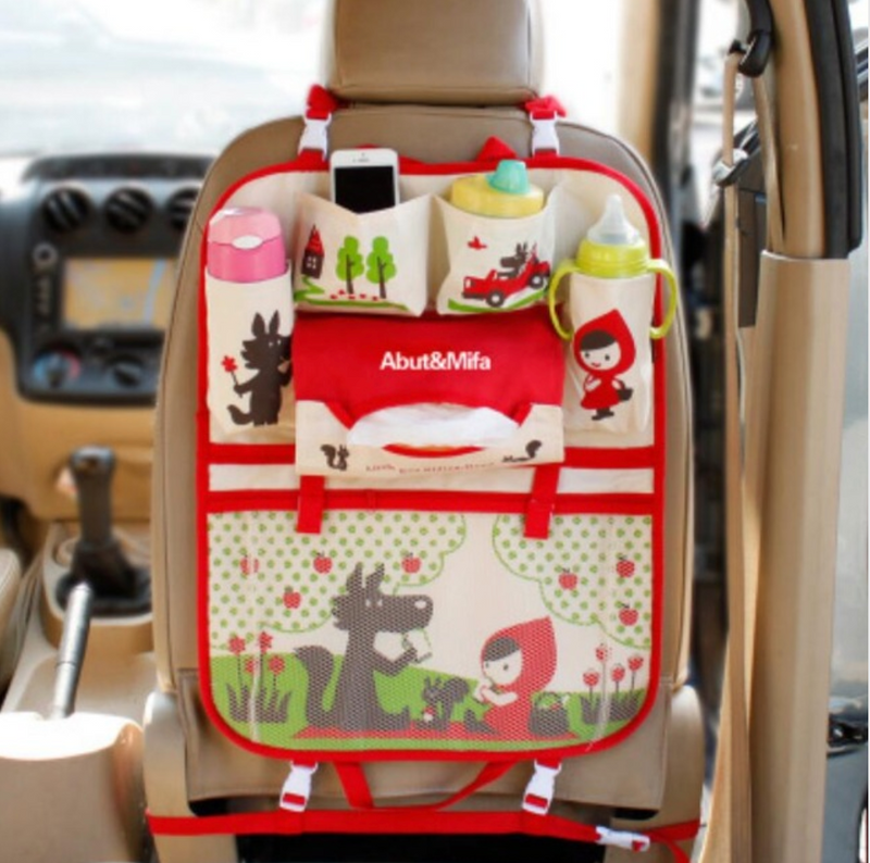 Kinder-Auto Organizer mit Tablet- und Flaschenhalterung – Rückenbuddy (1 kaufen, 1 gratis)