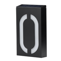 Beleuchtete Hausnummer mit Solarenergie - SolarSign