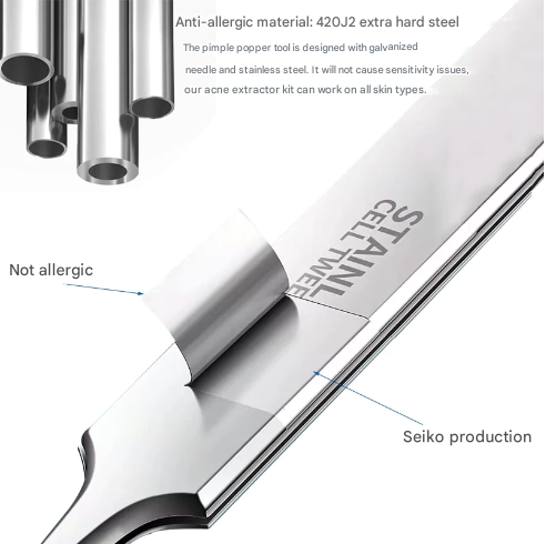 Präzisionspinzette für Mitesser & Pickel – Léna