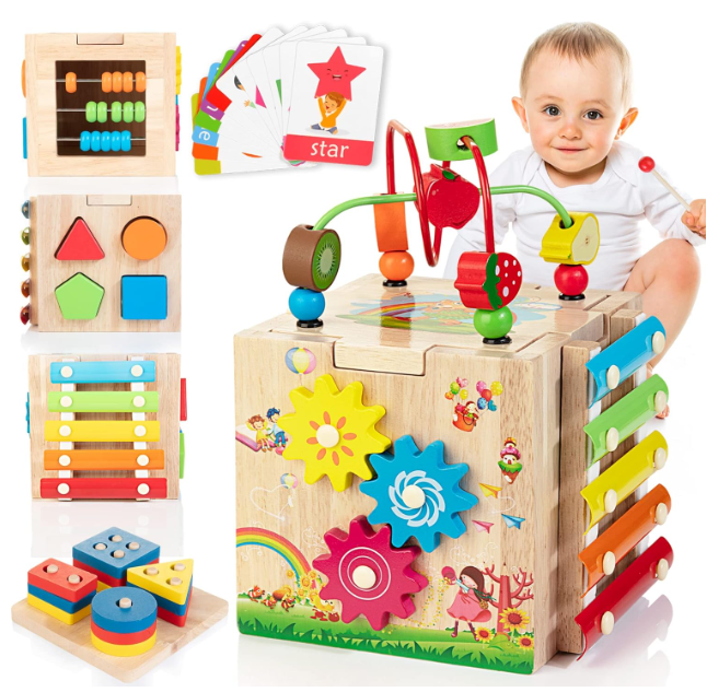 8-in-1 Montessori Spielwürfel – Cubbi