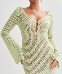 Gehäkeltes Maxi-Kleid für den Sommer – Sierra