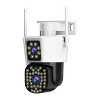 Set von 2 Sicherheitskameras mit Doppelobjektiv – DualGuard Max 2-Pack