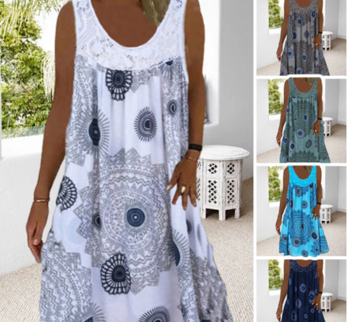 Ärmelloses Sommerkleid – Miranda | Leicht & Bequem