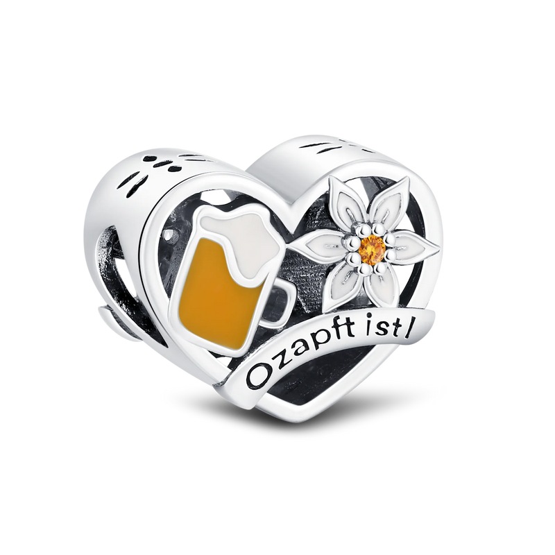 Silberne Armbandanhänger – HerzGlanz Oktoberfest 2025