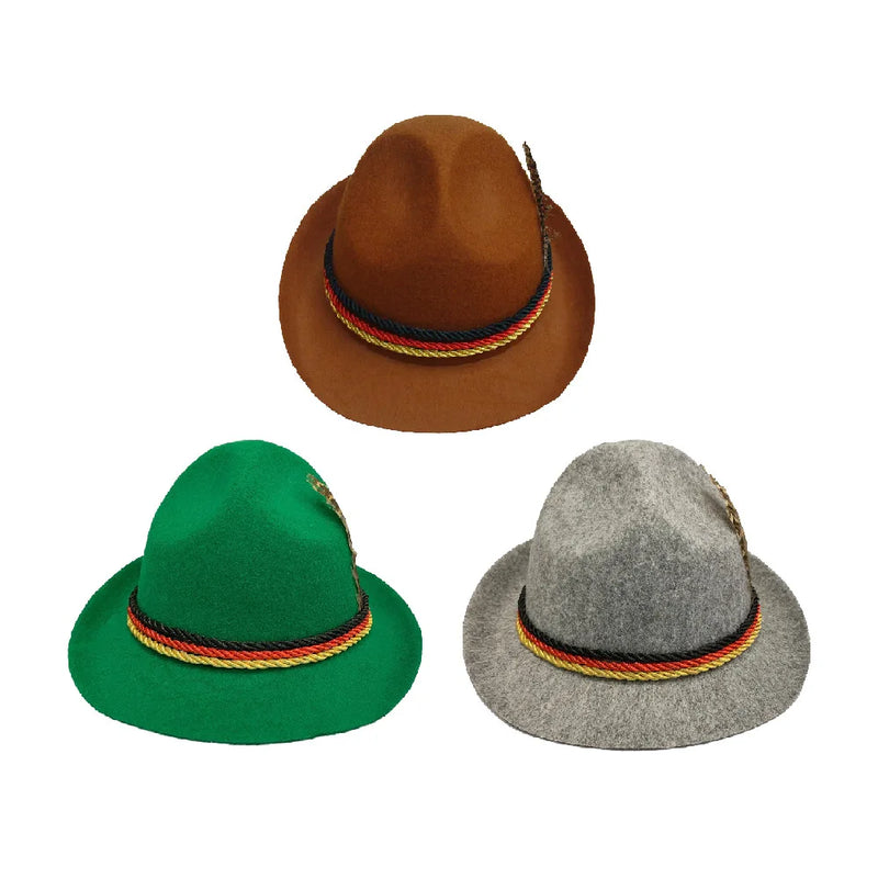 Alpenhut mit Feder – Bergfreund Oktoberfest 2025