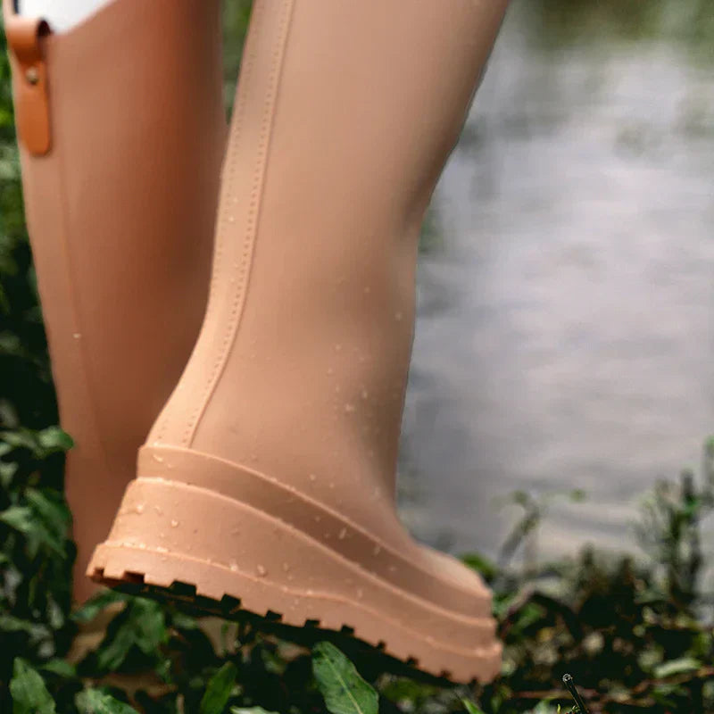Damen Regenstiefel hoch & wasserdicht mit Komfortsohle – Maris