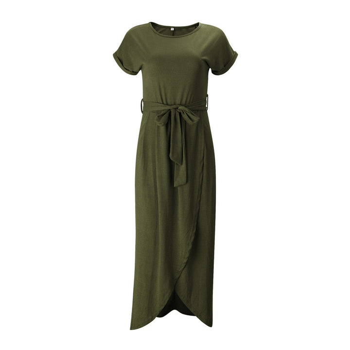 Maxi Kleid mit Schlitz - Selene