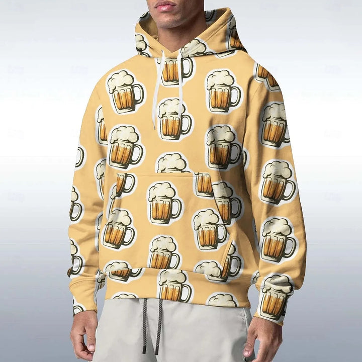 3D Bierkrug Hoodie – ProstStyle Oktoberfest 2025