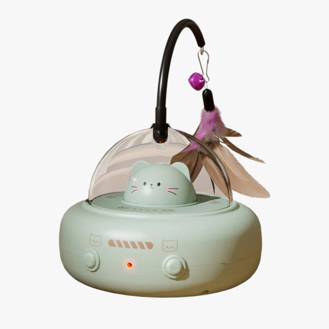 Slim Laser Katzenspielzeug mit Regenbogenlicht – Nola