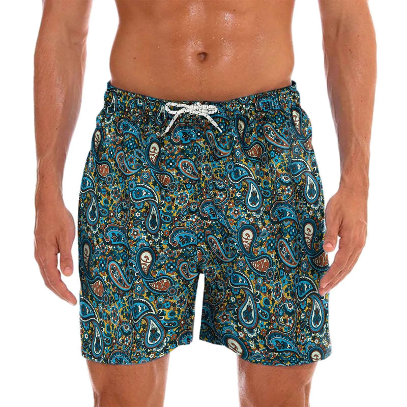 Herren Schwimmshort mit Fröhlichem Print – Milo