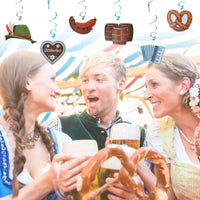 Hängedekorationen Set – FestWirbel Oktoberfest 2025 (1+1 Gratis)