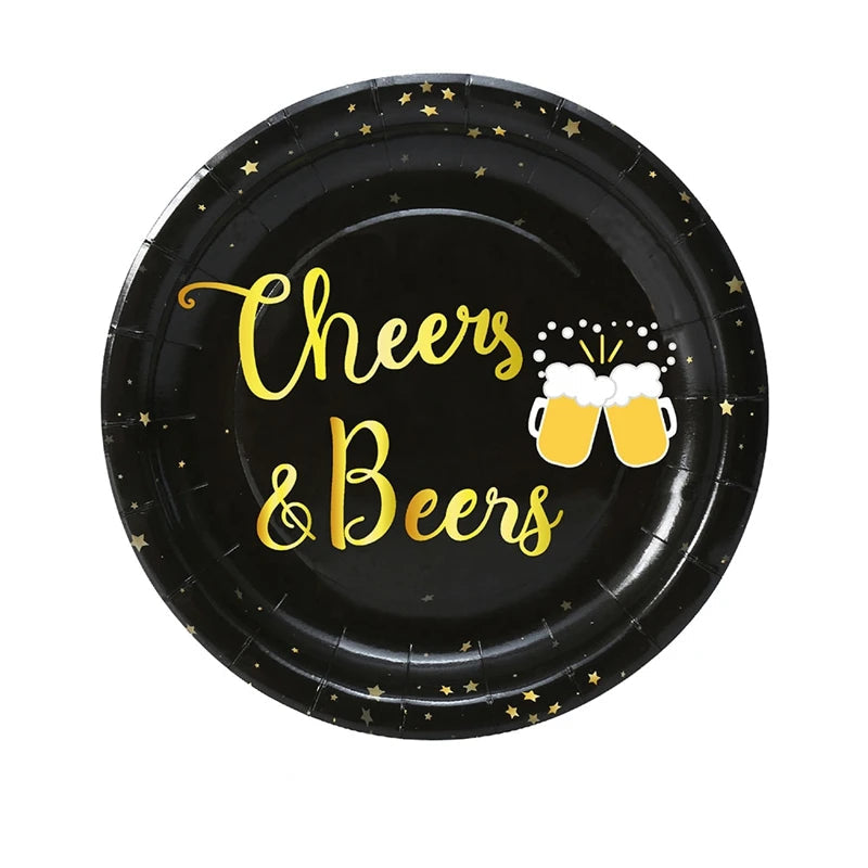 Einweg-Partygeschirr Set „Cheers & Beers“ (für 16 Gäste) – CheersSet Oktoberfest 2025