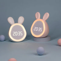 Kinderwecker in Kaninchenform mit LED Nachtlicht - BunniGlow