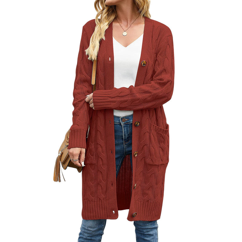 Damen Strick-Cardigan mit Taschen – Noelle