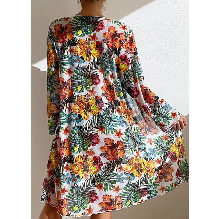 Bikiniset mit Hohem Bund und Cover-up – Amira