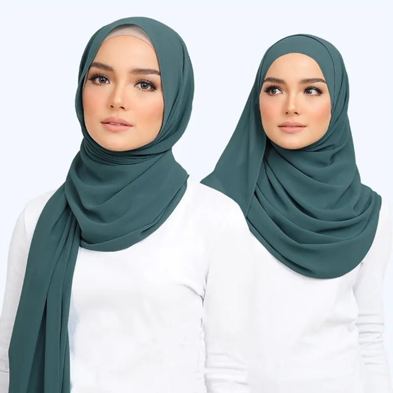 Chiffon Hijab Schal – Herbstzauber Leilani