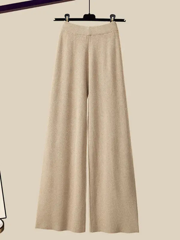 Dreiteiliges Damen Winter Outfit Set mit Strickjacke – Marisa