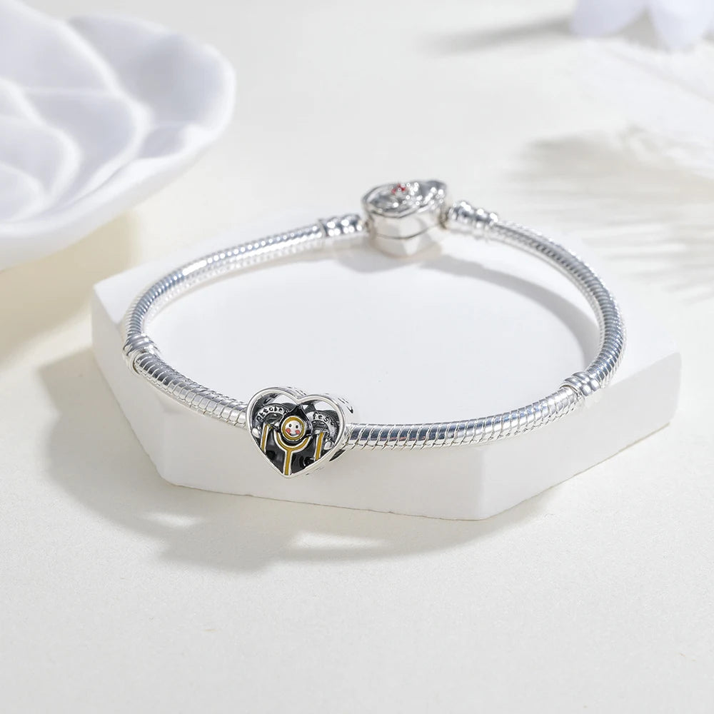 Silberne Armbandanhänger – HerzGlanz Oktoberfest 2025