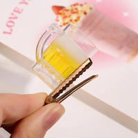 Haarspangen Set im Bierkrug-Design (6er-Set) – SchaumSpangen Oktoberfest 2025