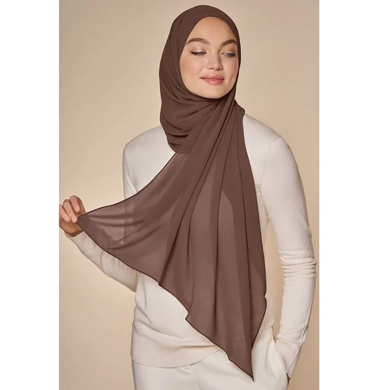 Chiffon Hijab Schal – Herbstzauber Leilani