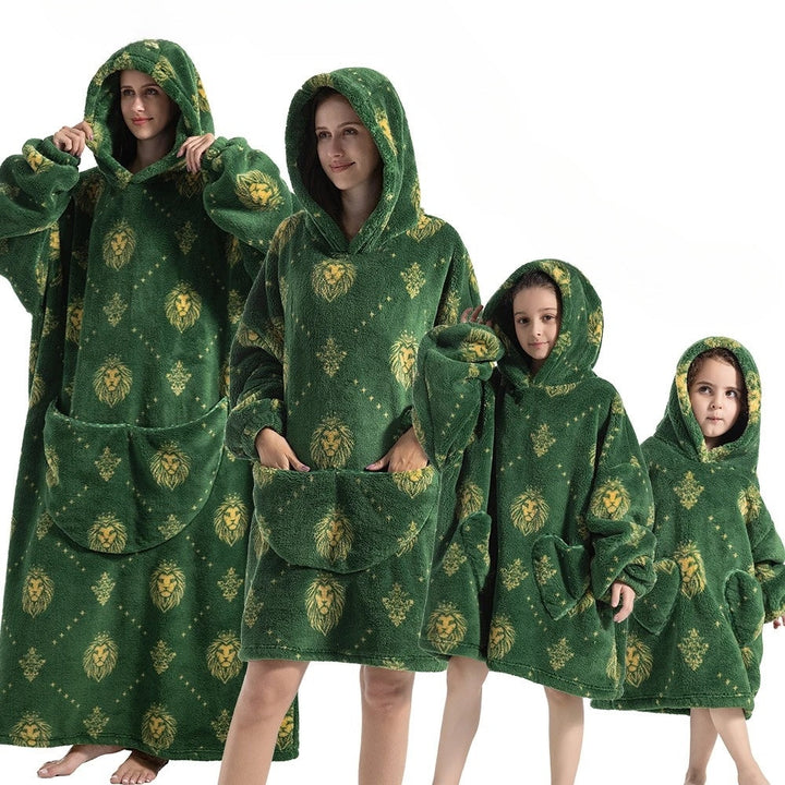 Kürbis Hoodie-Decke für Halloween Gemütlichkeit – SpookySnuggle