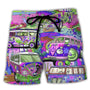 Herren Schwimmshorts mit Graffiti-Print – NovaBay