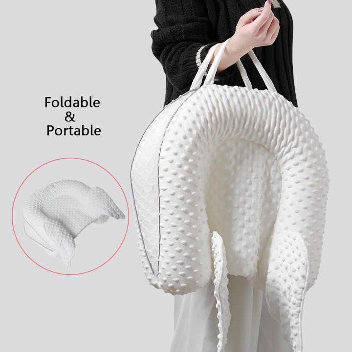 Ergonomisches Babynest mit Rückenstütze und Mesh-Liegefläche – Cosynido