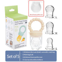 Frucht-Schnuller für Babys – Sicheres Kauen & Selbstständiges Essen lernen (1+1 GRATIS Aktion)