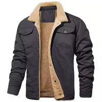 Herren Bomberjacke aus Baumwollfleece – Ewan Winter Edition