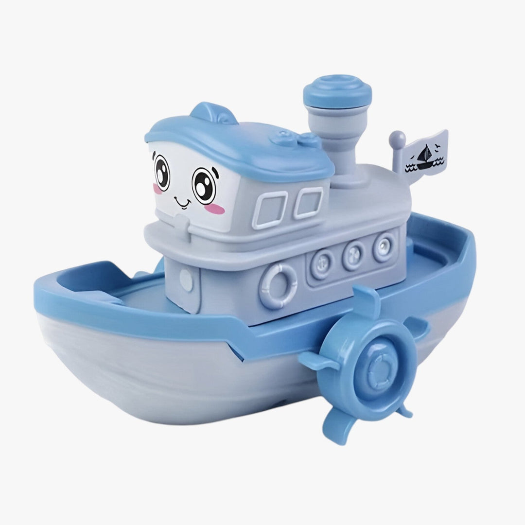 Aufziehbares Badeboot für Kinder – WasserSpaß